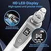 Blackhead Remover Pore Vacuum, Ocean Heart Pore Cleaner with Blue/Red Ray Light and Large LCD Display, Electric…