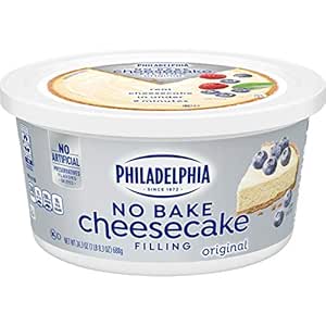 Philadelphia No Bake Original Cheesecake Filling (24.3 oz Tub): Amazon ...