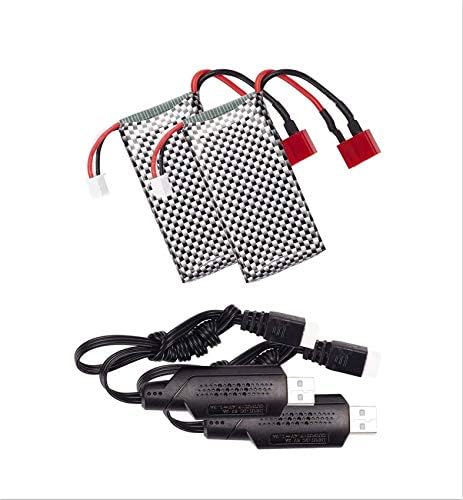 BEZGAR RC Car Spare Parts 7.4V, 1600mAh 