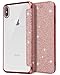 Casetego Compatible iPhone Xs Max Case,Glitter Shiny Bling Slim PU Leather Folio Flip Case with Card Slot & Clear Soft TPU Back Cover for Apple iPhone Xs Max 6.5