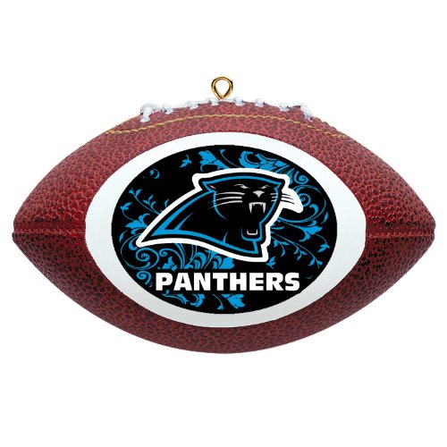 NFL Carolina Panthers Football Ornament