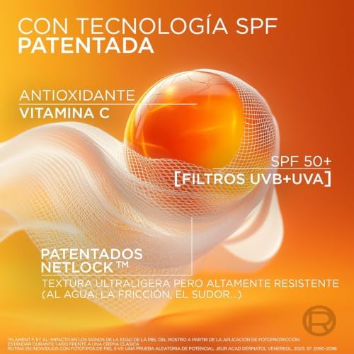 L'oreal paris revitalift creme hidratante clínico anti-uv fps50+ diário com vitamina c