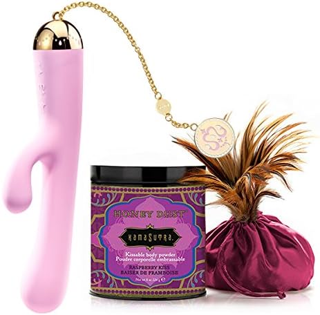 Zalo Luxury Rabbit Massager Ichigo and Kama Sutra Honey Dust Powder Raspberry