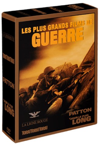 Les Plus Grands Films De Guerre - Le Jour Le Plus Long + Tora ! Tora ! Tora ! + Patton + La Ligne Rouge