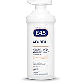 E45 Eucalyptus Scented Cream, 500g - Whole Body Moisturizer for Dry Skin & Eczema Relief, Paraffin Enriched