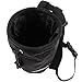Rock Climbing Chalk Bag With Belt and Zipper Pocket- For Chalk Storage -Ideal For Rock Climbing, Mountaineering, Bouldering & Gymnastics with Drawstring Closure, Quick-clip Belt