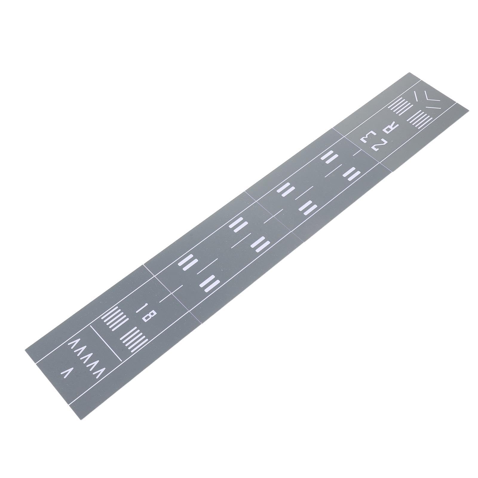 SUPVOX Model Airport Runway: 60x10cm Plastic Runway Mat Miniature Background For Planes - Aircraft Display Backdrop Small Airplane Model Base