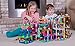 Strictly Briks Toy Building Block - Classic Stackable Baseplates 6x6 Inch Brik Tower for Baby,Kid, 6 Baseplates & 50 Stackers - Clear Colors, 56 Pc
