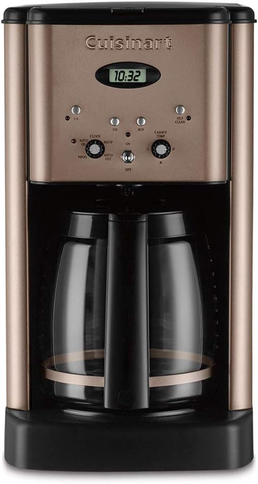 Cuisinart DCC1200 Brew Central 12 Cup Programmable Coffeemaker, Umber