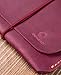Genuines Leather Passport Holder for Men & Women Wallet Case for 1 or 2 Passports (Maroon)
