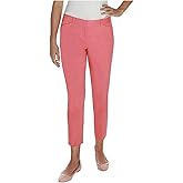 Mario Serrani Womens Comfort Stretch Fabric Slim Fit Pants 10x27, Coral Flamingo