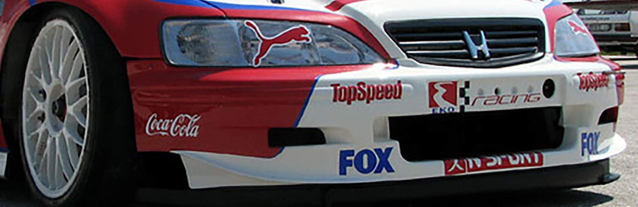 J&A Racing International Honda Accord Large Scale Honda Accord Large Scale 535mm Wheelbase Bumper - Clear, Large Scale