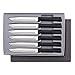 RADA Cutlery 6-Piece Utility/Steak Knife Gift Set (G206), Stainless Steel Hollow Ground Blades, Made in USA, Black Handles