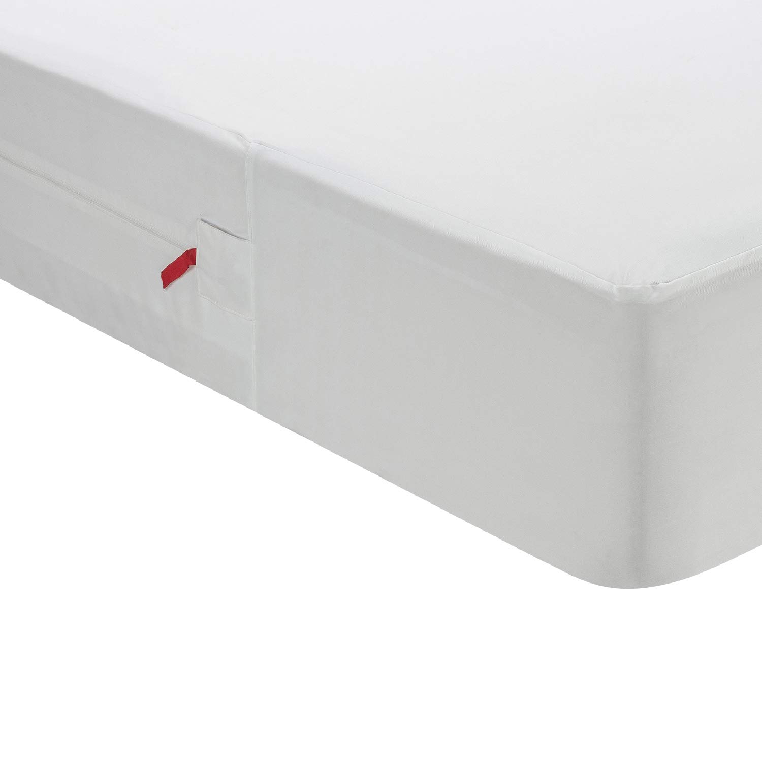 Pikolin Home Mattress Protector, Polyester, Blanco, Cama 100-100 x 190/200 cm