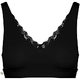 Harper Wilde Bliss Lace Bralette - Ultra-Soft, Lightweight, Lace Trim Bralette for Women with No Cups, Wires or Padding