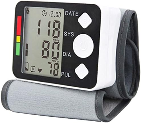 Yxbaby Blood Pressure Monitor Wrist Sphygmomanometer Heart Rate Detecting Digital Portable Health Care Meter Home Using For Adults Elderly