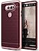 LG V20 Case, Caseology [Parallax Series] Modern Slim Geometric Design [Burgundy] [Textured Grip] for LG V20 (2016)