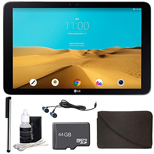 LG G Pad II 101 16GB 101 Full HD Tablet PC w 64GB Micro SD Memory Card Stylus Pen w Pocket Clip 1011 inch Prot