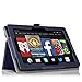 MoKo Case for Fire HD 7 2014 - Slim Folding Cover with Auto Wake / Sleep for Amazon Kindle Fire HD 7 Inch 4th Generation Tablet (Not Fits HD 7 2015), INDIGO