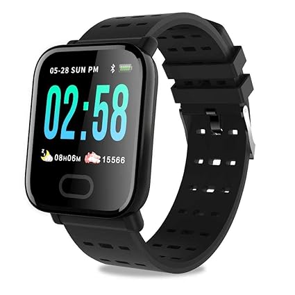 Amazon.com: TEEPAO A6 Smart Watch with Heart Rate Monitor ...