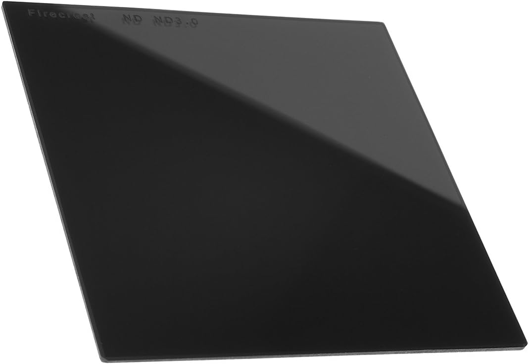 Firecrest ND 100x100mm (4"x4") Neutral Density 3 (10 Stops) long exposure filter for Firecrest 100mm holder, Formatt Hitech 100mm Modular Holder, Lee 100mm System, Nisi 100mm System