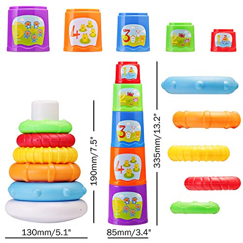 5 infunbebe+Stacking+Toddlers+Educational+Stacker