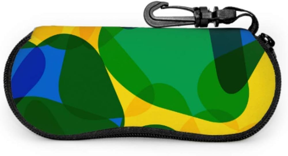 Colorful Creative Summer Painting Sunglass Case Kids Kids Glasses Case Neoprene Zipper Mens Soft