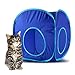 Weebo Pets Pop-Up Cat Play Cube with Storage Bag (Blue)