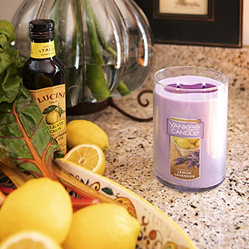 Yankee Candle Lemon Lavender Scented, Classic 22oz Large Tumbler 2Wick