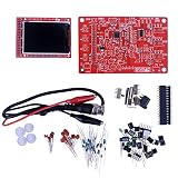 kuman DSO 138 DIY Oscilloscope Kit Opening Source 2.4" TFT 1MSPS Digital Oscilloscope Kit with DIY Parts & Probe, Handheld Pocket Sized 13803K, SMD pre-soldered