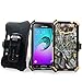 Samsung Galaxy J3 / J3 V / Galaxy Sky / Amp Prime / Express Prime, Mstechcorp - with [Kickstand] Holster Belt Clip with Screen Protector [Galaxy J3 Heavy Duty Case] (Camo)