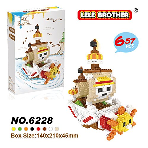 One Piece Thousand Sunny Ship Minifigure Diamond Nano Block 657 Pcs Buy Online In Antigua And Barbuda At Antigua Desertcart Com Productid