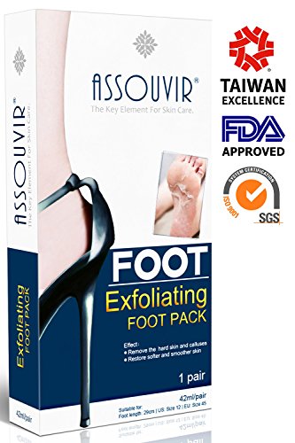 Foot Mask - Get Soft Baby Skin in a Week - Callus Removal Foot Pack - Baby Foot Exfoliate Peel Based on Natural Extracts - Foot Peeling for Dry and Dead Skin - 1 Pair