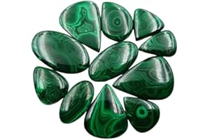 SGM Shop™ 100 Cts (3 to 5 Pcs) Natural Cabochon Loose Gemstone Flat Back Mix A+ Quality For Jewelry Making, Crafts & DIY, Wedding Gift, Healing Chakra, Wire Wrapping Crystals