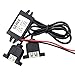 GEREE DC/DC Converter 8-22V to 5V 3A/15W Dual Female USB DC to DC Buck Converter Step Down Power Supply Module