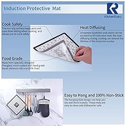 Induction Cooktop Protector Mat, Silicone Induction