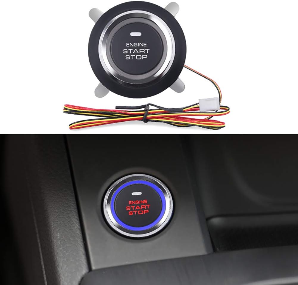 12V Auto-Motor-Push-Start-Stop-Knopf-Zündung-Starter Motor Starter ...