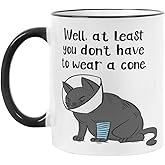Get Well Soon Gifts for Women Men - Funny After Surgery Recovery Feel Better Gifts for Coworker, Friends, Cat Lover - 11oz Coffee Mug Tea Cup