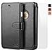 iPhone 6 Case iPhone 6S Case OCASE [Screen Protector Included] Leather Wallet Case [Slim Fit] - for Apple iPhone 6/6S Devices - Black