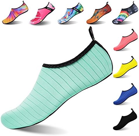 Womens and Mens Kids Water Shoes Barefoot Quick-Dry Aqua Socks for Beach Swim Surf Yoga Exercise