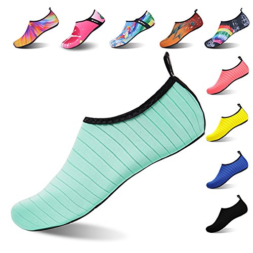 Womens and Mens Kids Water Shoes Barefoot Quick-Dry Aqua Socks for Beach Swim Surf Yoga Exercise