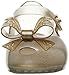 Mini Melissa Girls' Mini Ultragirl IX Mary Jane Flat, Glass Gold, 8 Medium US Toddler