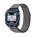 C2D JOY Compatible with Garmin Forerunner 920XT Band Replacement Accessories (Pins and Pin Removal Tool) Metal Weave Strap for Daily FR920XT Watchband - 1601, M/5.5-7.6 in.