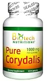 Biotech Nutritions Pure Corydalis Dietary Supplement 10:1 Extract 1000 mg 120 Count