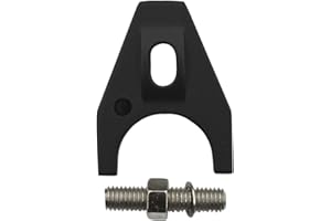 Cobra-Tek For Chevy GM Aluminum Distributor Hold Down Clamp Black Ignition Electrical (Black)