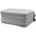 Multilayer Colored Pencil Case, Large, 72 Slots Gray Pen Bag