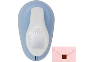 1 Inch Stamp Punch Square - 2025 New 1 Inch Embossed Punch Stamp Hole Puncher for Crafts Lever, Gift Packaging, DIY Handicraf