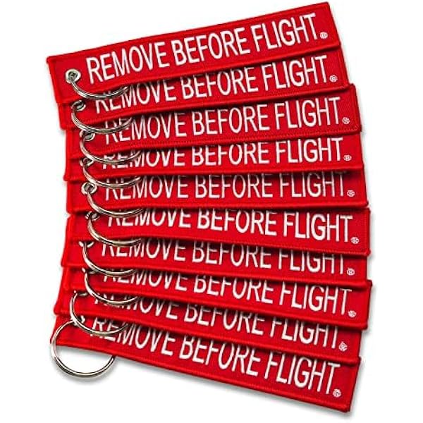 Amazon.com: Apex Imports AIXEPA 10x Remove Before Flight Red