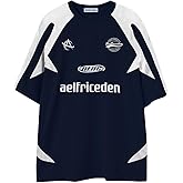 Aelfric Eden Men's Graphic Tees Oversized T Shirt Women Y2k Jersey Quick Dry Moisture Wicking Unisex Summer Tops