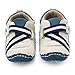 Lidiano Toddler Baby Sewing Sting-Proof Non-Slip Rubber Sole First Walker Sneakers (L:13-18 Months, Blue)